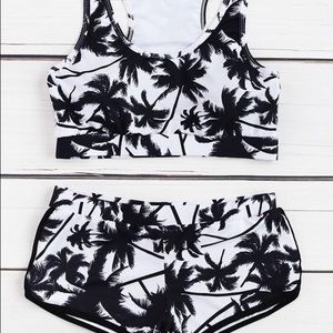 Palm Tree Swimsuit (bikini)